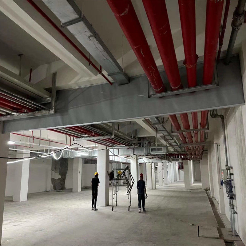 电动挡烟垂壁防火布挡烟纤维活动式固定挡烟垂壁玻璃式柔性硅胶布