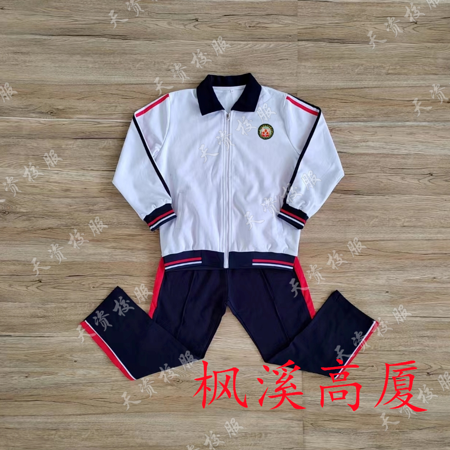 天资校服 潮州潮安枫溪高厦小学学生校服 运动服
