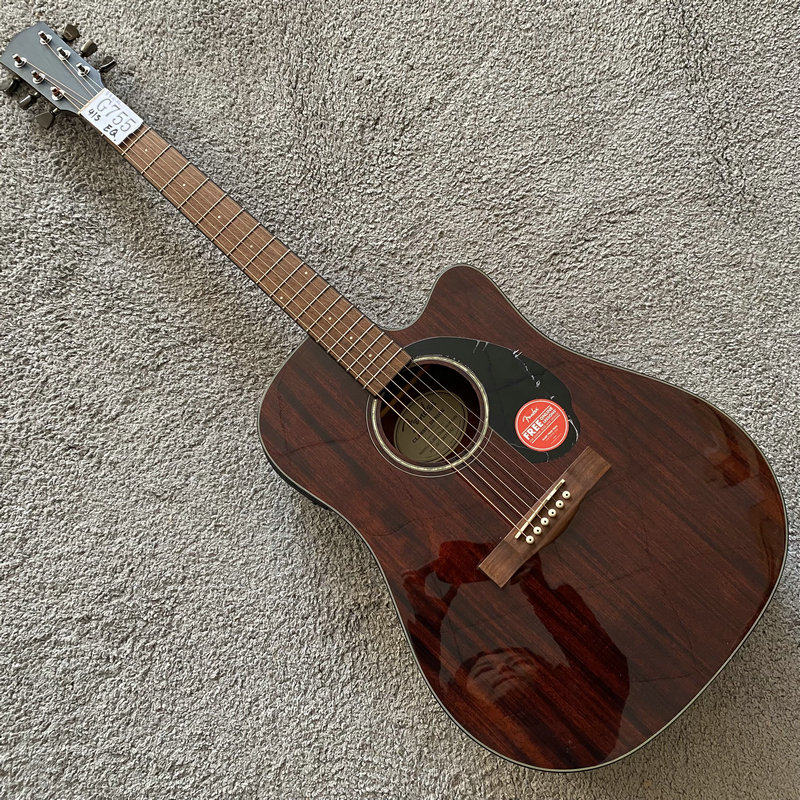 电箱吉他 41英寸桃花心木面单木吉他 单板琴 练习进阶款 品牌改标