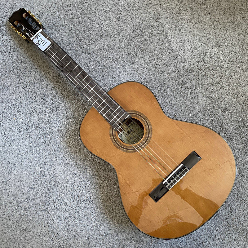 日本Aria A-20古典吉他台产39寸单板尼龙弦 停产样品琴 练习进阶