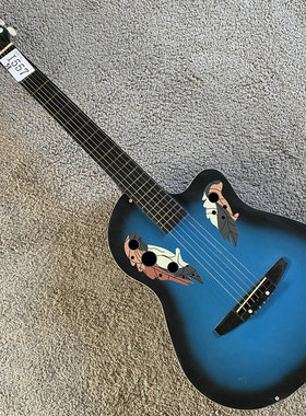 SAKURA樱花木吉他 38英寸钢弦Ovation款式民谣 库存瑕疵琴处理