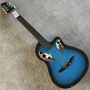 SAKURA樱花木吉他 38英寸钢弦Ovation款式民谣 库存瑕疵琴处理