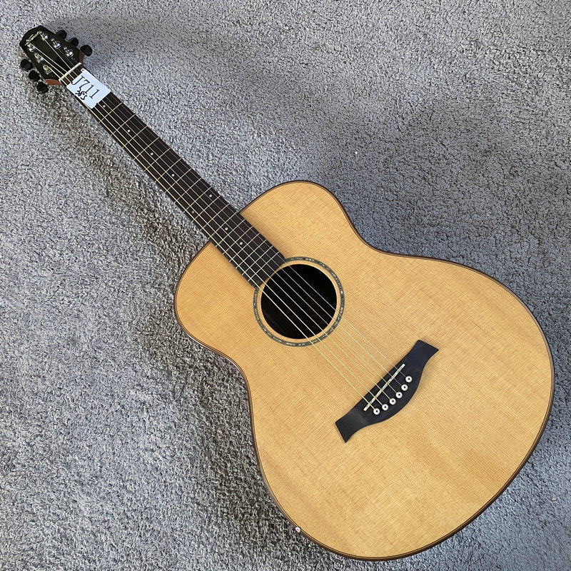 38寸OM 玫瑰木单板民谣 红棉Kapok木吉他云杉木面单正品 儿童初学