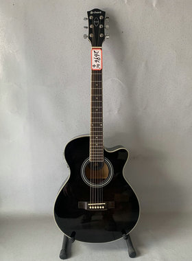 特价 韩国品牌 Chord 40英寸 电箱 吉他 黑色亮光合板 库存微瑕