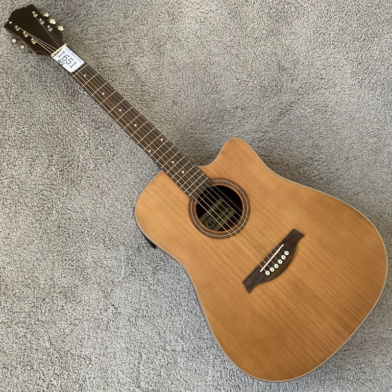 台产玫瑰木单板民谣吉他电箱木吉他Shadow拾音器Stanford正品库存