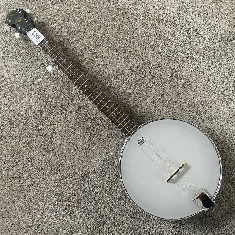 5弦班卓吉他Banjo韩国Rally品牌琴22品开放箱体11寸REMO鼓皮 库存