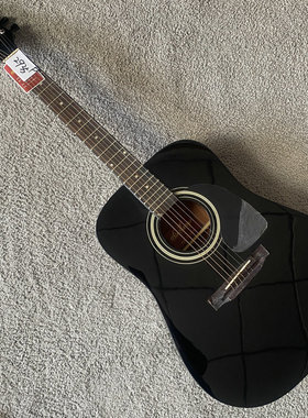 Epiphone改标 41英寸民谣 黑色 库存木吉 他外观微瑕 特价 练习琴