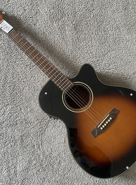 Ashton木吉他电箱款41英寸渔夫拾音器 日落色云杉木 正品库存微瑕