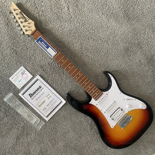 入门电吉他 芬达款ST单摇吉他IBANEZ GRX40日落色 库存特价琴 SSH