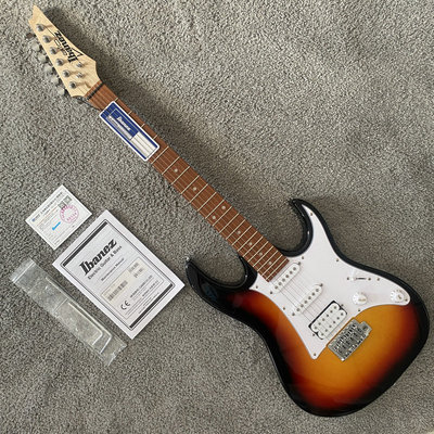 入门电吉他 芬达款ST单摇吉他IBANEZ GRX40日落色 库存特价琴 SSH
