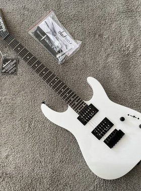 杰克逊电吉他Jackson JS12白色24品 金属摇滚小双摇吉他 全新原装