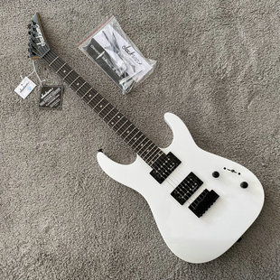 杰克逊电吉他Jackson JS12白色24品 金属摇滚小双摇吉他 全新原装