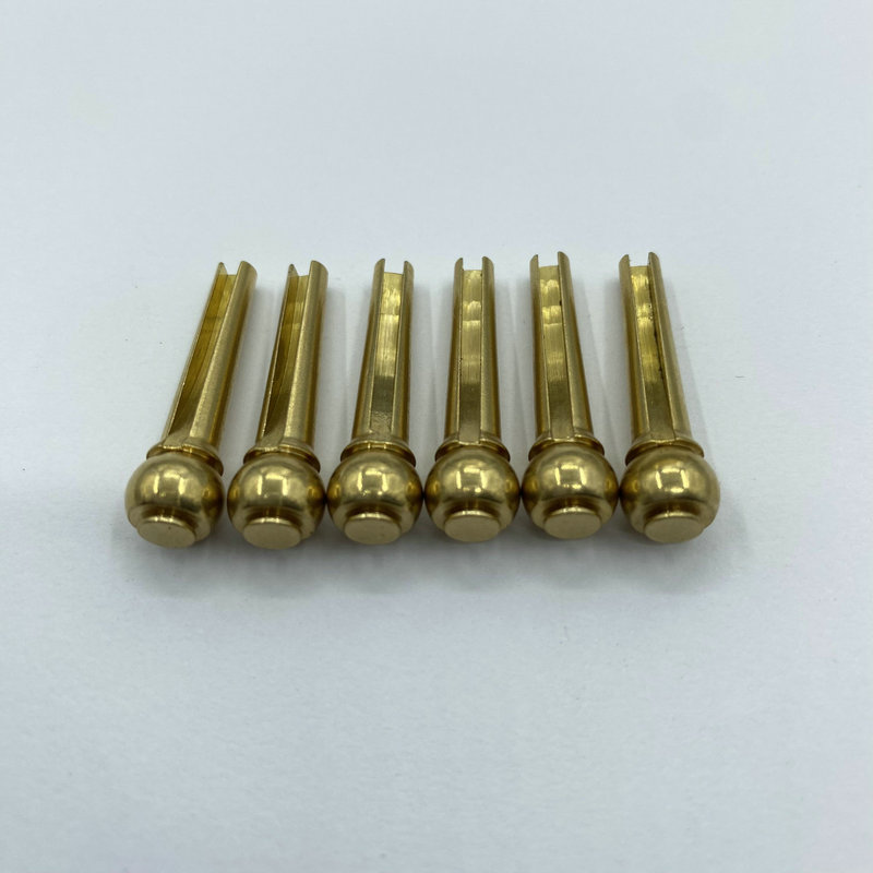 韩产 木吉他固弦锥 纯铜压弦柱 民谣吉他尾钉&弦钉 Pins 6个一套