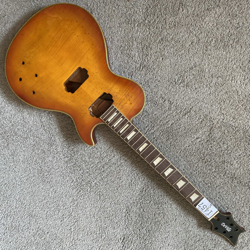 台产半成品 LP电吉他单板 国外品牌Deville 组装DIY手工改装 库存