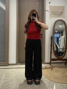 显瘦休闲直筒裤 王叔叔 夏季 大码 3301 直腿裤