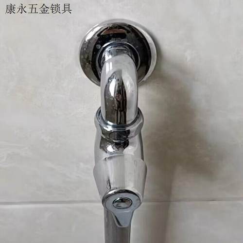6分1寸铜大便弯头接头 厕所冲水阀配件 蹲便器手按式脚踏阀冲洗.