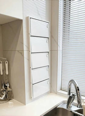 折叠靠墙壁上备菜盘厨房多功能收纳置物架多层转角落调味料碗碟筷