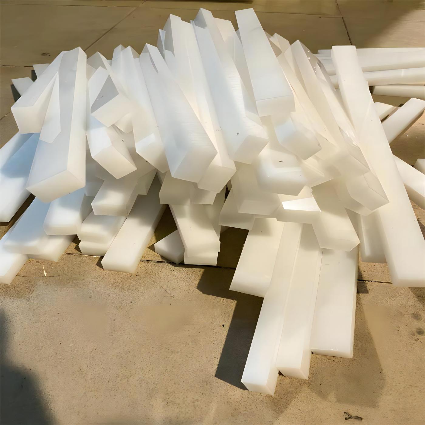 白色尼龙条PA6方块10棒5