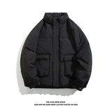 80%绒冬季男士纯色简约白鸭绒羽绒服潮牌加厚保暖外套QY6626-P190，男装羽绒服，电商C309A