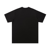 白底T6116-P5281%棉19%锦纶痞帅领口字母刺绣圆领短袖T恤半袖t，男装T恤，电商C309A