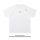 白底T6073-P4281%棉19%锦纶夏季简约刺绣短袖T恤半袖打底T恤，男装T恤，电商C309A