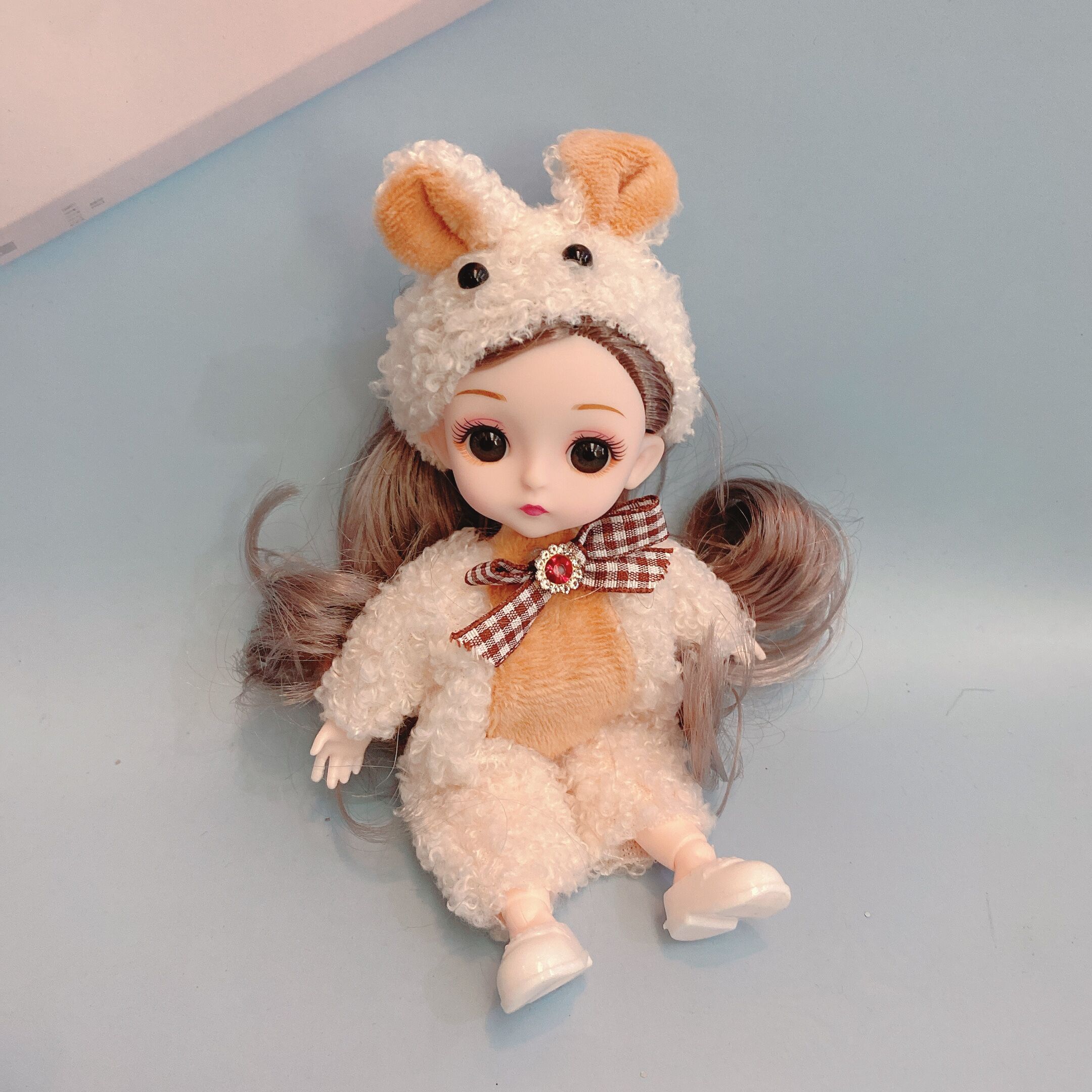 女孩娃娃羊羔绒精品娃娃