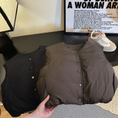 2025新款 儿童棉马甲男女童宝宝外穿棉服坎肩背心中小童上衣