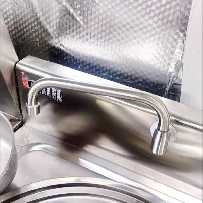 炉灶商用厨灶龙头猛火灶灶台水龙头学校折叠食堂摇摆不锈钢旋转