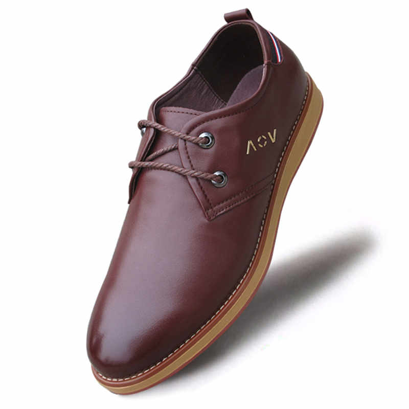 康奈皮鞋男春秋牛皮休闲男鞋