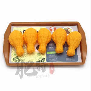 幼儿园女孩男孩仿真烤鸡腿食品模型做饭烧菜奥尔良过家家玩具散装
