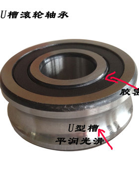 德国INA45SLOVAKIA进口双列带U槽滚轮导轨轴承LFR5201-14KDD NPPU