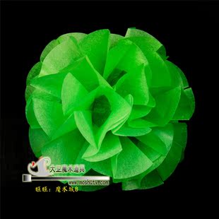 纸花球 小号中号大号  闪现花球 空手出花球 空手变花球 花类魔术