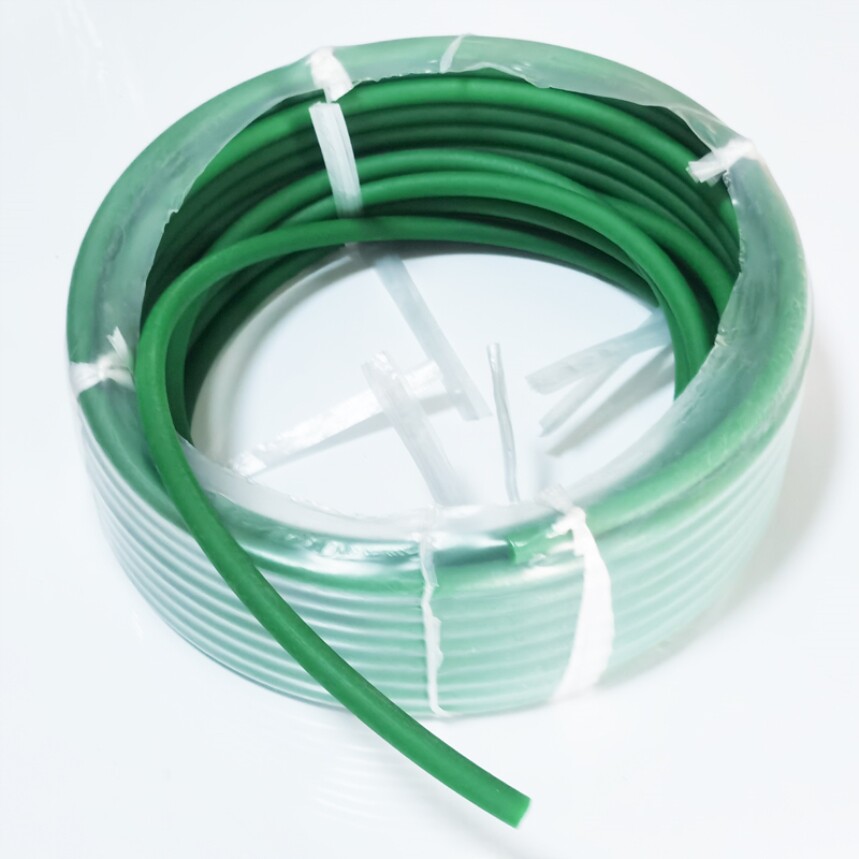 DIY输送带PU圆带传送带粗面无缝绿色圆条防滑粗纹环形皮带聚氨酯