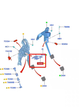 福特 撼路者 Mazda BT-5 RANGER 离合器 主缸 总泵 AB397A543AD