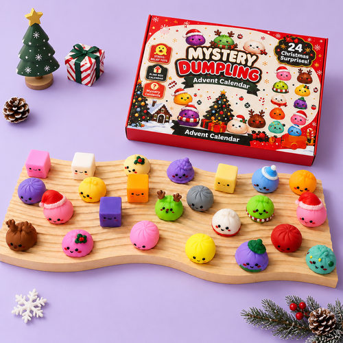 2026Christmas Dumpling Advent Calendar圣诞降临包子捏捏乐盲盒