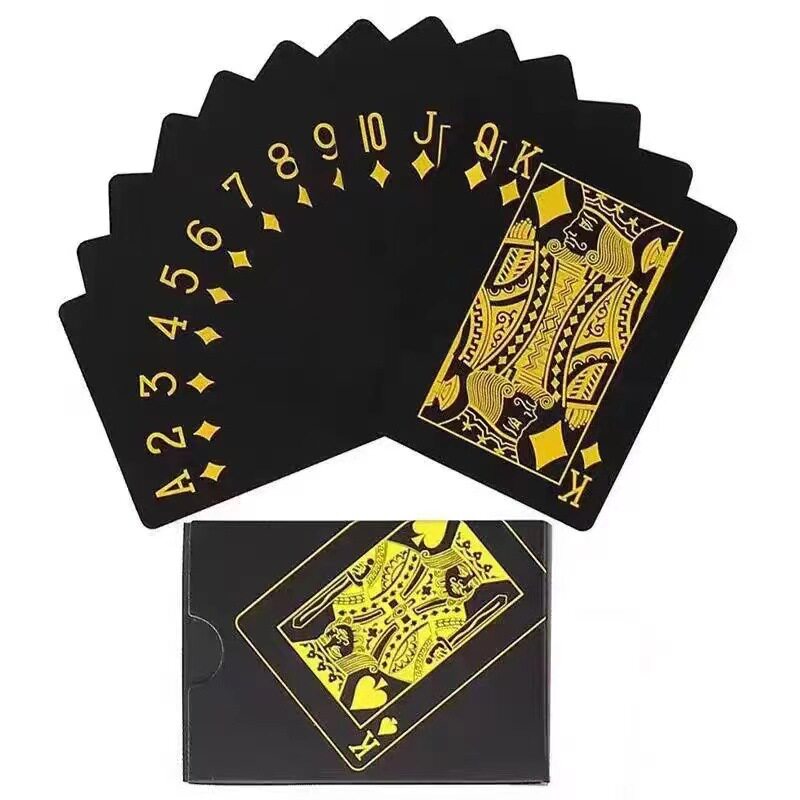 花切扑克德州扑克牌塑料PVC防水耐折耐磨创意魔术道具扑克牌图片