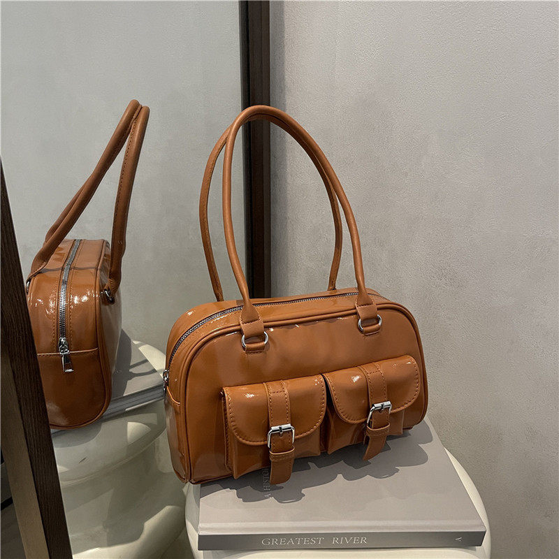 复古保龄球手提腋下包女2025秋季新款流行洋气休闲上班通勤单肩包,箱包皮具/热销女包/男包,腋下包,淘宝优惠券,粉丝福利购,淘宝优惠卷