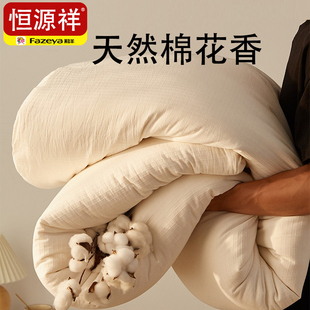 恒源祥彩羊100%新疆长绒棉纯棉花棉花被棉絮棉被纯棉全棉被子被芯