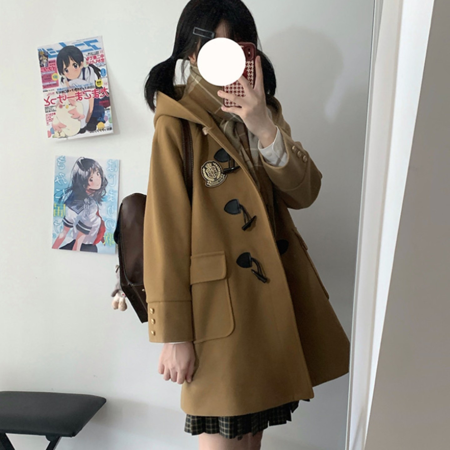 女童外套2026新款洋气时髦加呢大衣