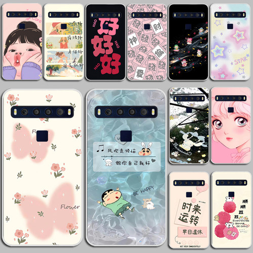 适用TCL 10L手机壳TCL 10Lite保护套全包边硅胶防摔软壳彩绘男女卡通硅胶软套外壳保护套