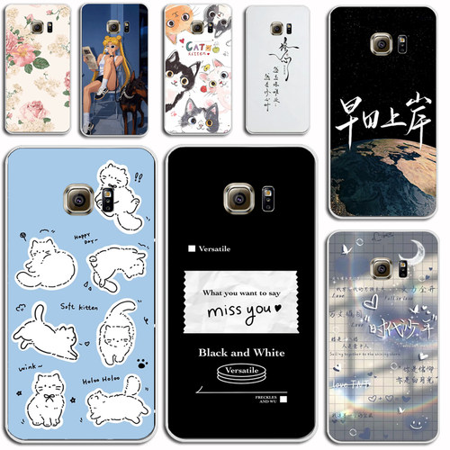 适用于三星s6edge+手机壳g9280保护套G9287透明plus软壳外壳软