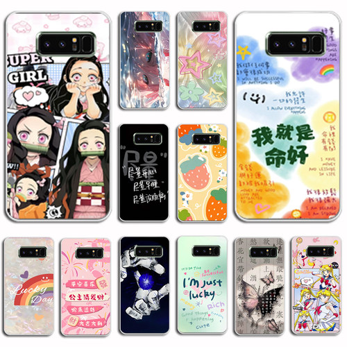 适用于三星note8手机壳个性创意n9500保护套硅胶软防摔女款男潮新款外壳卡通硅胶软套外壳防摔