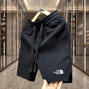 速干中裤 ins男生短裤 刺绣男士 夏季 宽松情侣沙滩裤 美式 五分裤 新款