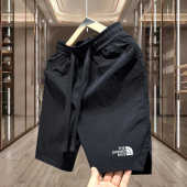 新款 宽松情侣沙滩裤 美式 ins男生短裤 夏季 五分裤 速干中裤 刺绣男士