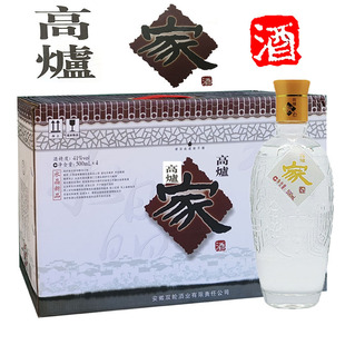 高炉家酒水晶家酒双轮酒业白酒41°500ml浓香型安徽酒赠礼品宴饮