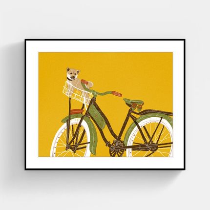 【限量200-5款】印物所自行车丝网版画旅行客厅玄关背景墙装饰画