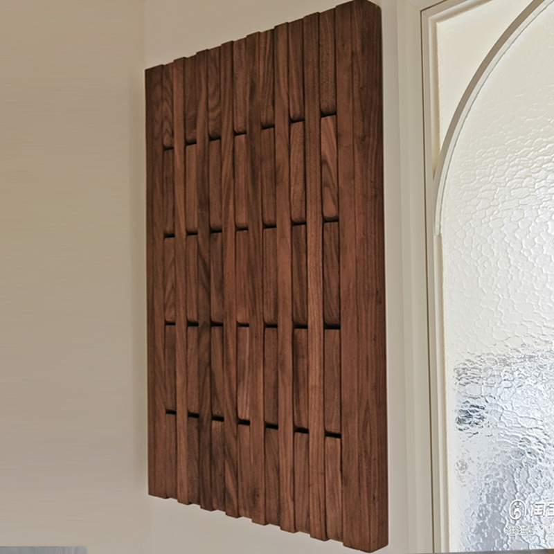 北美黑胡桃木衣帽钩三福木艺