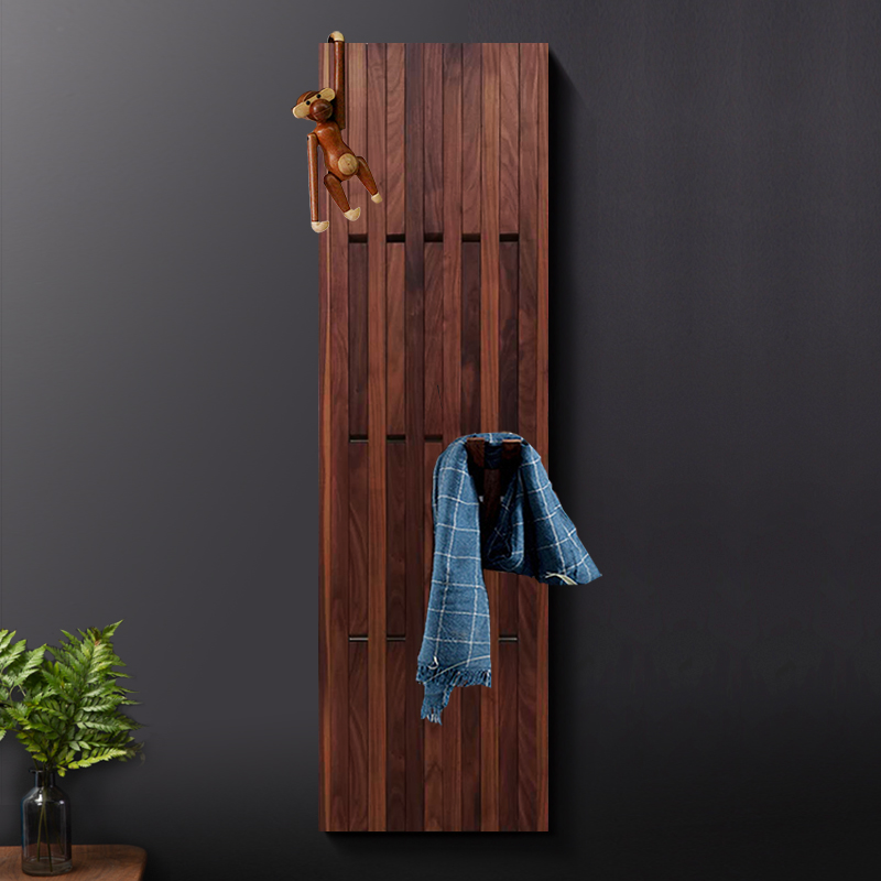 墙面装饰挂钩日式实木简约北欧