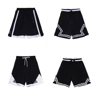 透气宽松四分裤 篮球运动短裤 大码 跑步健身训练裤 新款 五分裤 美式