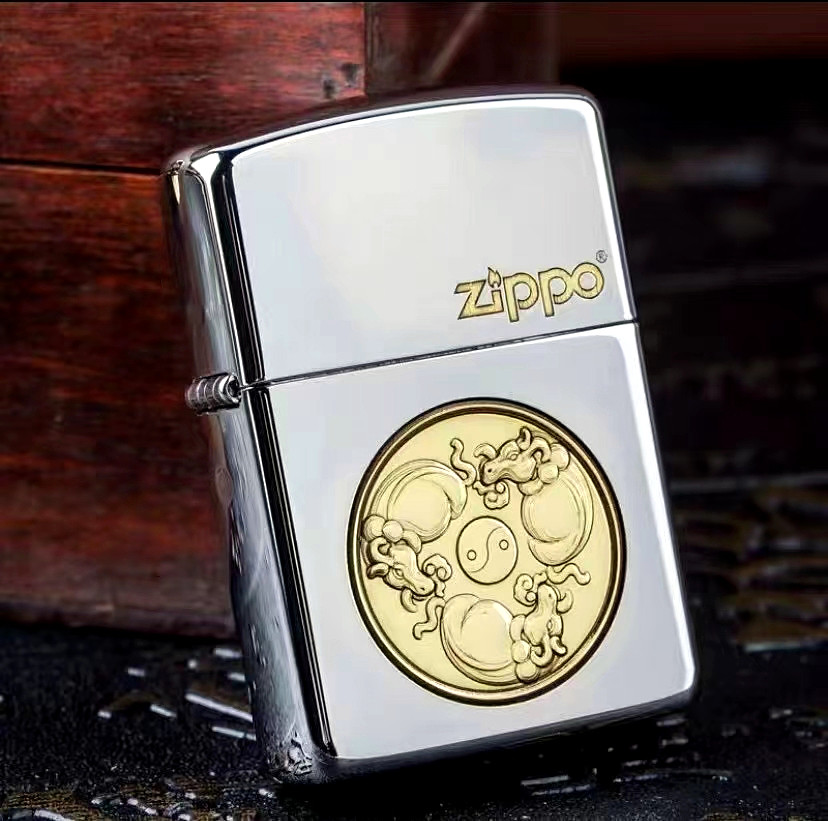 Zippo 打火机zippo原装正品黄铜盔甲唐草龙标志zp长辈官方男士个性赠礼 图片价格品牌报价 原仓数据